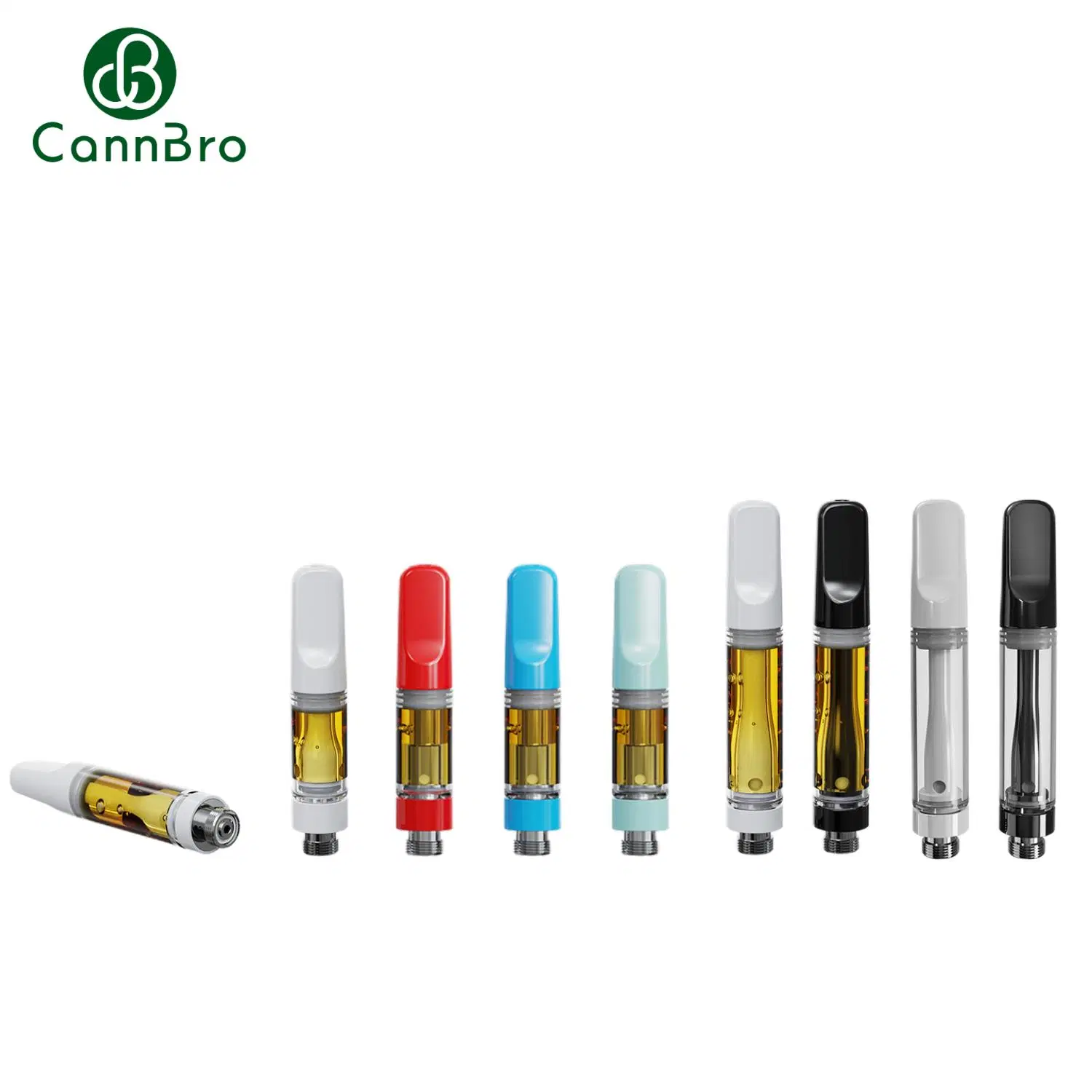 Vide Replaceable Packaging EGO Bulk T 510 Thread Thin Fyd 0,5ml 1ml 2ml 2grammes D8 G5 CG20 Vape de réservoir d'huile Pack de fuite de cartouche de porte-fusée en laiton céramique de stylo