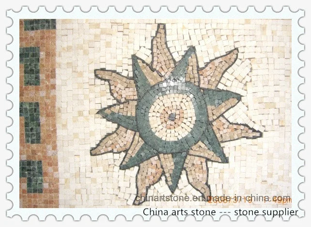 La nature de la mosaïque de marbre blanc de la mosaïque de pierre pour la maison des matériaux de construction de tuiles mur et sol en Amérique du Nord