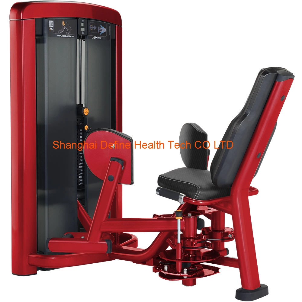 Selectorized fuerza la máquina,cuerpo,máquina de construcción de equipos de gimnasio de fitness, comercial, la cadera secuestro DF-9017