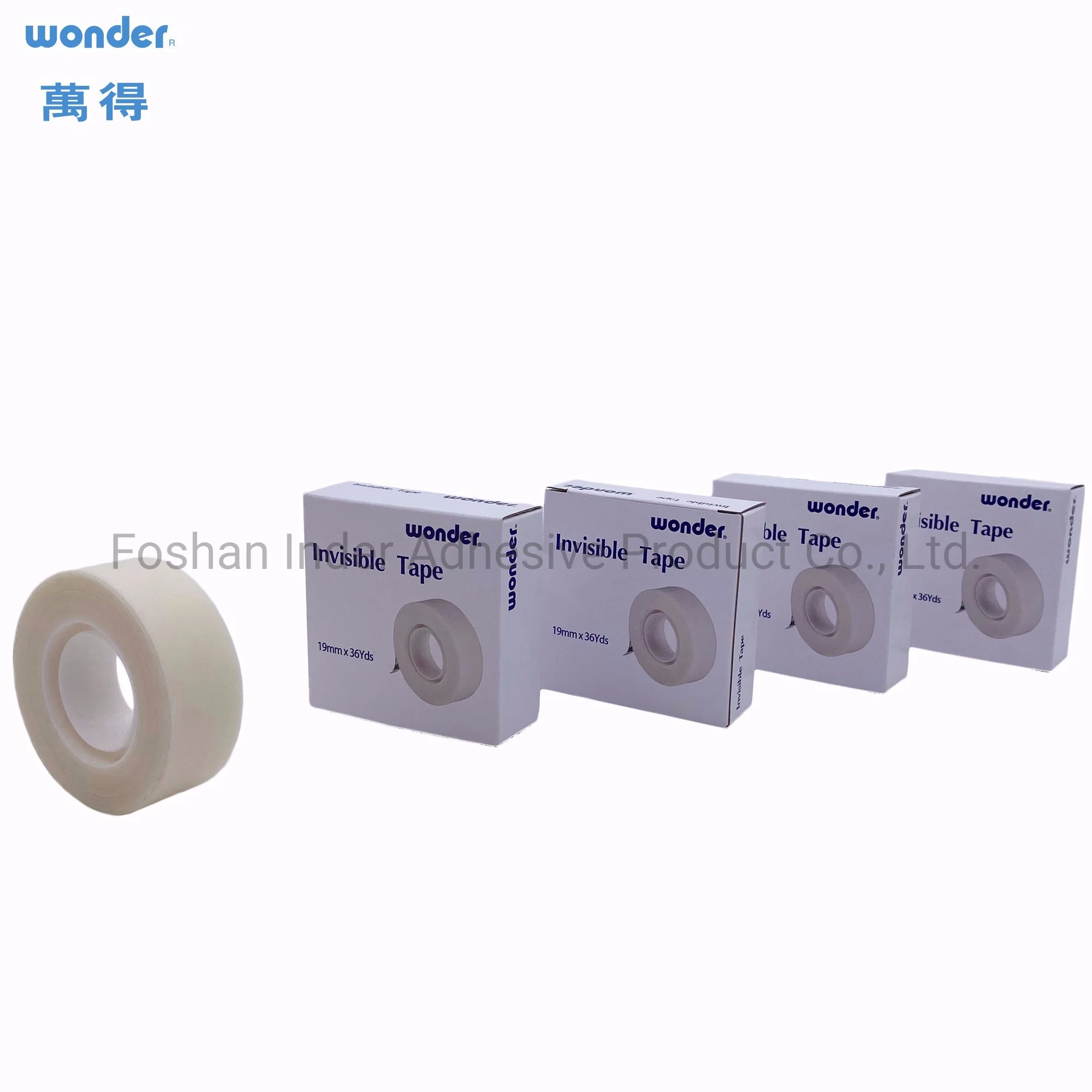 OPP / BOPP Acrylic Transparent Stationery/Sellotape Adhesive Tape for Office