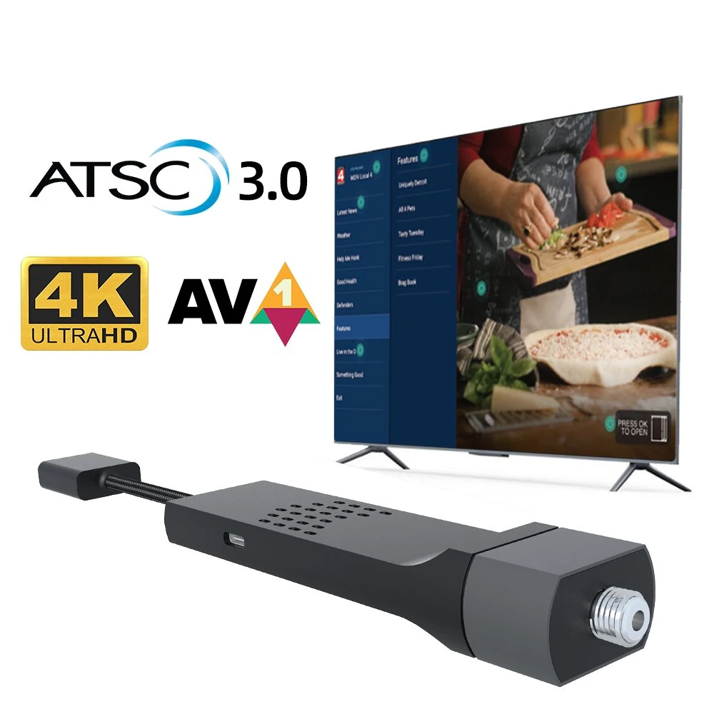 ATSC 3,0 4K Tuner 10bit H265 ATSC 3,0 Set Top Caja