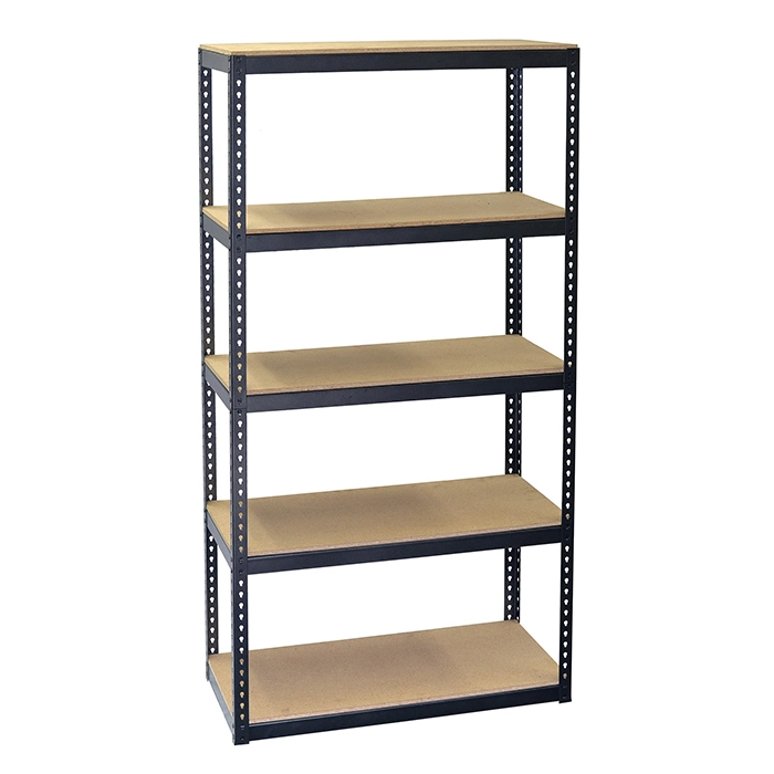 Multi MDF Panel Supermarket Shelf Boltless Storage Rack Shelving