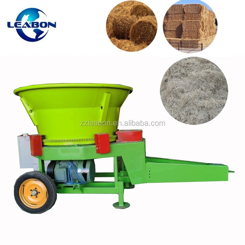 Venta caliente Móvil heno Rotary Grass Bale Gralding Machinery Precio de la máquina trituradora