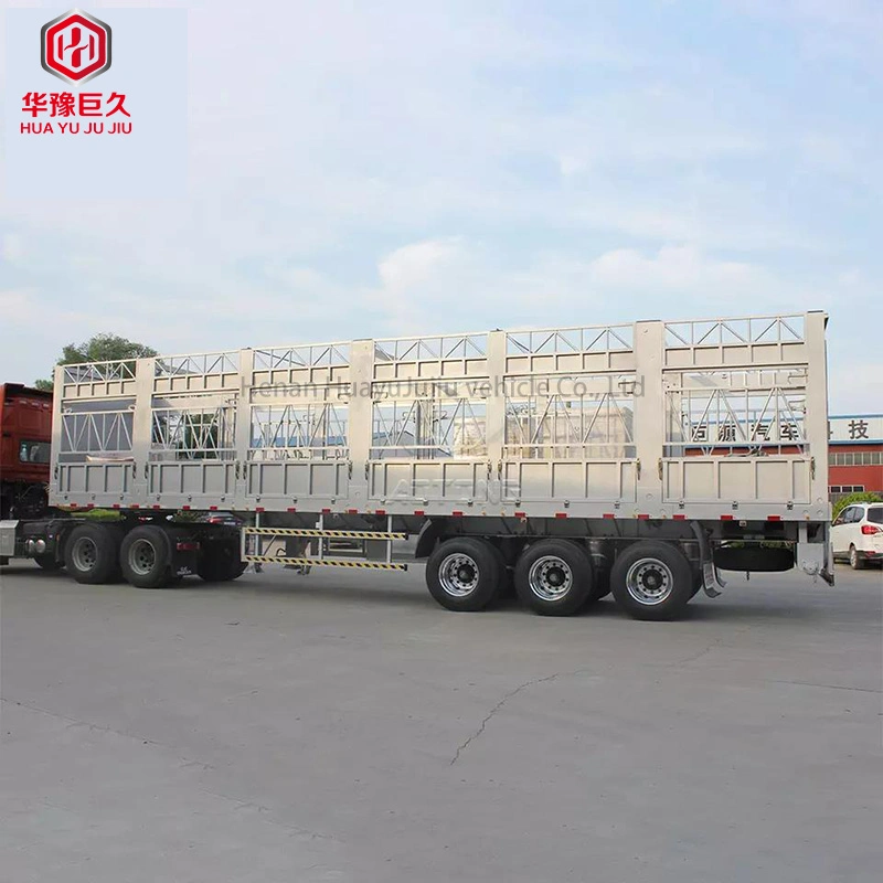 Removable Side Wall /Board /Fence /Stake Semi Trailer/Truck Trailer for Transport of Livestocks/Cattle/Farm Animals/Beverages/Drinks/Commercial Logistics