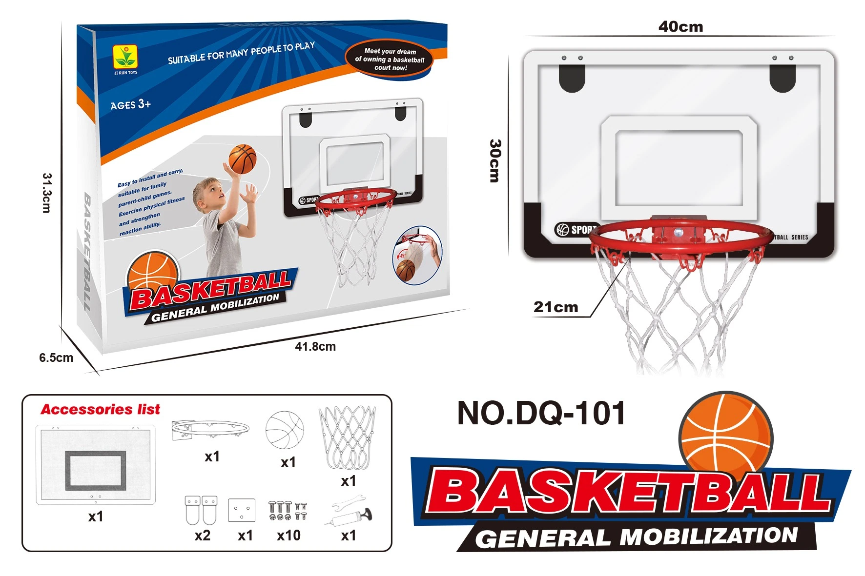 Ensemble de jouets de boxe et de basket-ball 2 en 1 pour enfants, intérieur Ensemble de boxe Sport Hanging Door ScoreKeeping et Music Fun pour enfants Machine de basket-ball