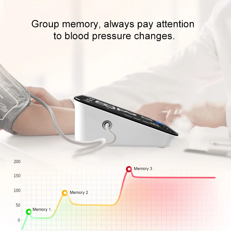 Wholesale/Supplier New Design Arm Style Automatic Bp Monitor Ready to Buy Blood Pressure Machine Digital Voice Blood Pressure Monitor