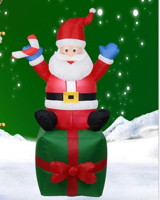 Large Inflatable Santa Claus Blow-up Christmas Party Decoration for Event, Advertising Decorations