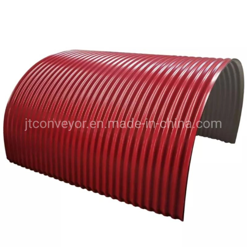 Stainless Steel Belt Conveyor Protection Color Plate Fixed Dust Rain Hood Cover