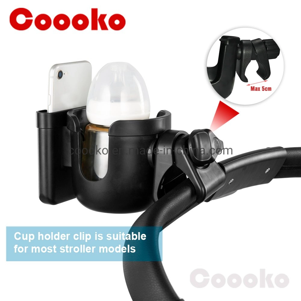 2 in 1 Stroller Cup Holder with Phone Holder