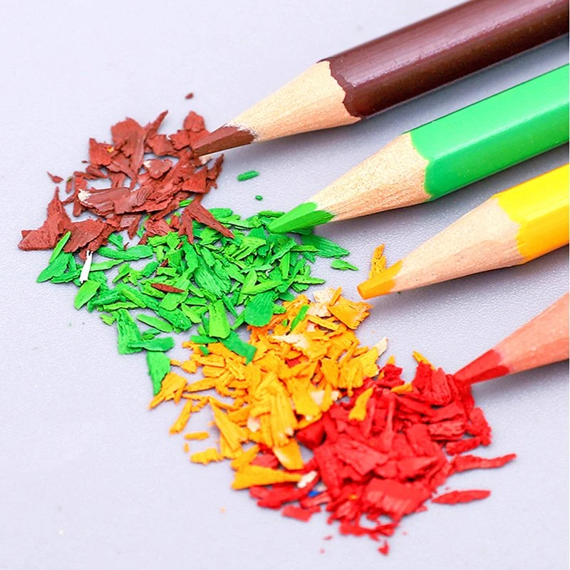 High quality/High cost performance  Environmental Wooden Color Pencil with Paper Tube