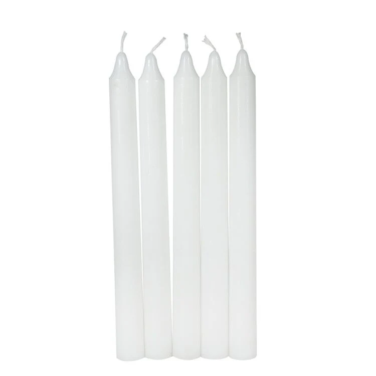 White Paraffin Wax Stick Candles in Bulk Original Factory