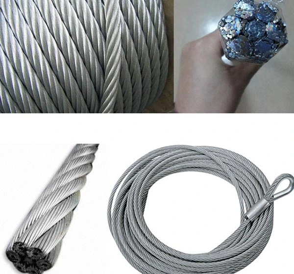 Tirando de la Cuerda de Acero Galvanizado Anti-Twisting Cable