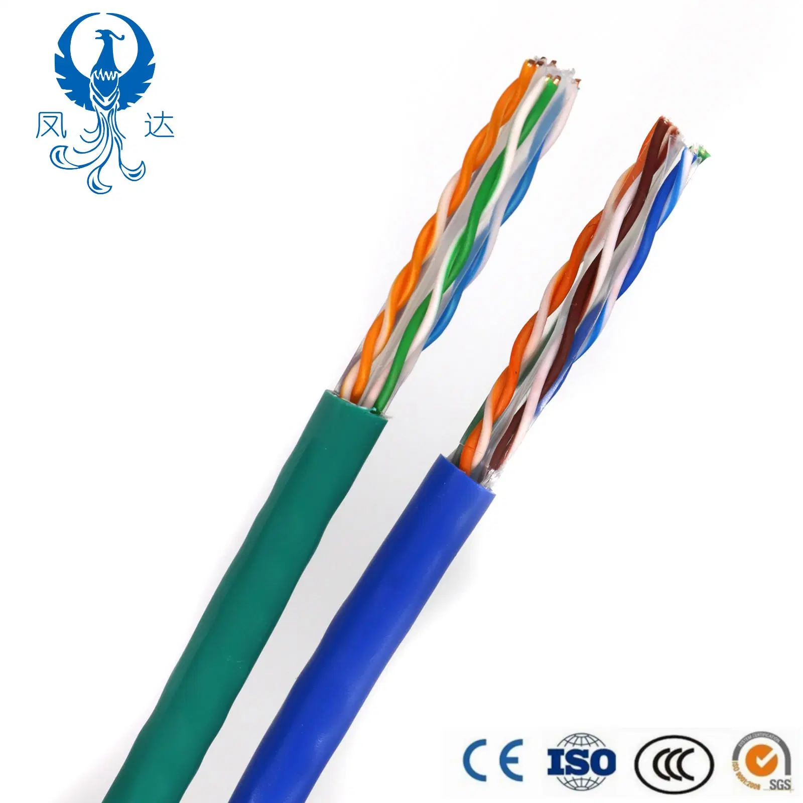 CAT6A UTP U/FTP Cable Wire 0.56mm 23AWG Network Cable