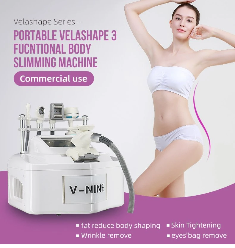 2023 Popular Vela Body Slimming Shaper III Vacuum Cavitation Machine 4 in 1