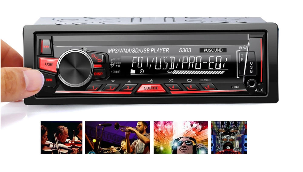 Aluguer de Carro por grosso de áudio Bluetooth de electrónica automóvel de rádio FM player de MP3