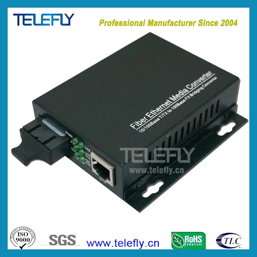 40 Km OEM 10/100m Sc Dual Fiber Optic Media Converter Price