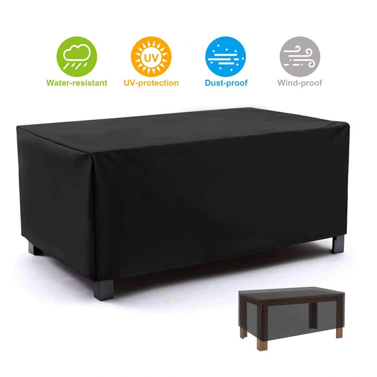 Vente à chaud 600d Oxford durable imperméable de mobilier de patio couverture