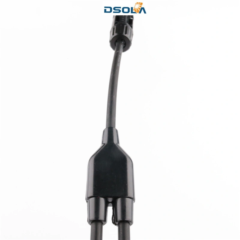 Dsola Customized Logo Nickel Copper Cable 2 Pin Solar Connector