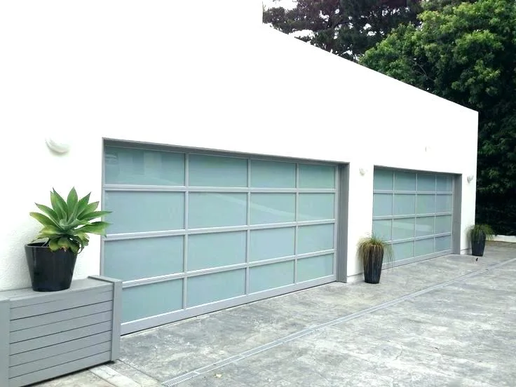 Aluminium Profile Aluminum Electric Panoramic Door for Garage