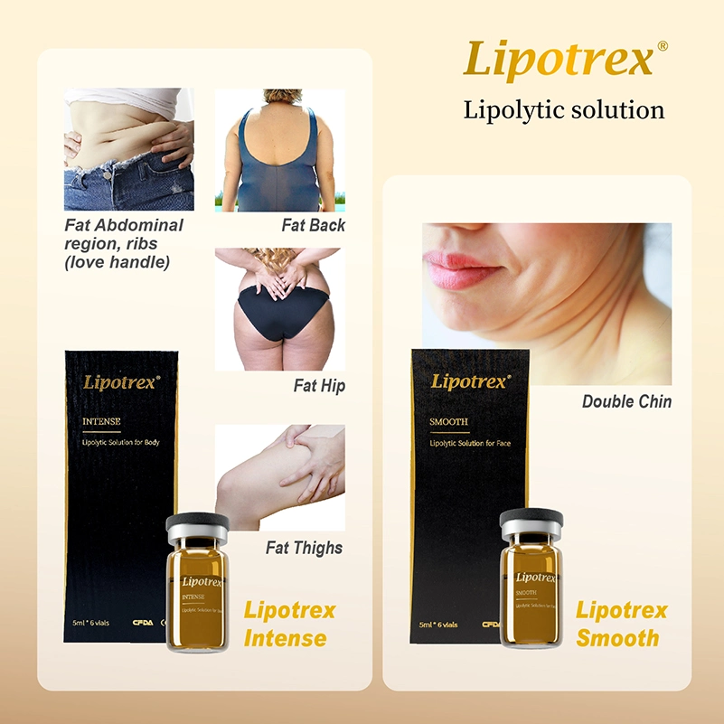 Injecção de dissolução de gordura Lipotrex melhores produtos de limpeza de gordura