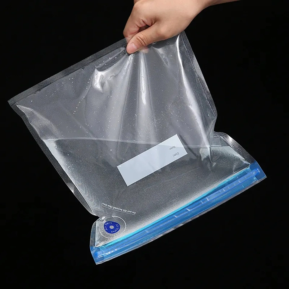 Reclosable Ziplock Bag with Writing Panels PE Self Adhesive Sealing Bags