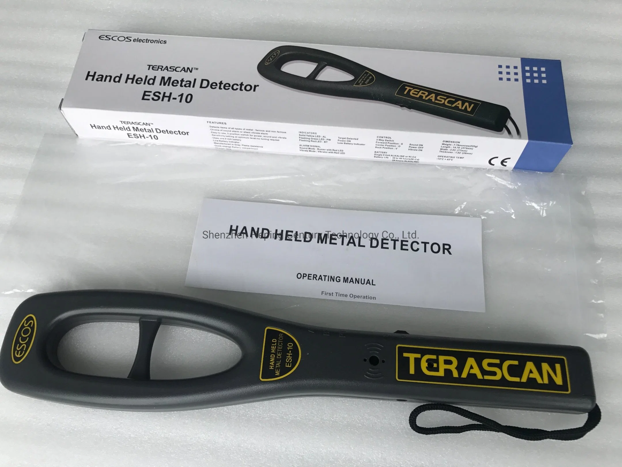 Hand Held plena scâner corporal Detector de metais portátil de produtos de segurança