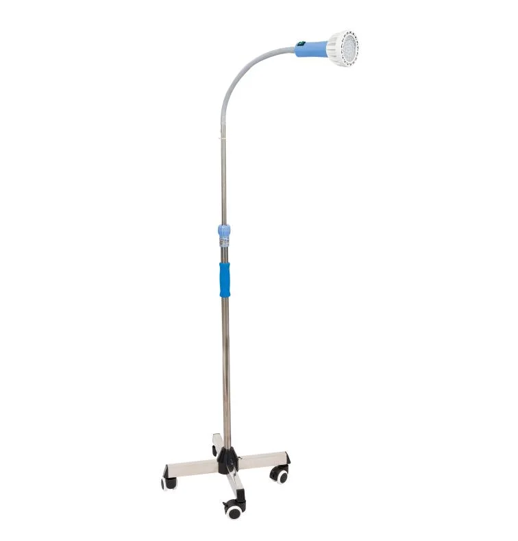 Lâmpada cirúrgica LED de exame móvel para hospitais portáteis de venda a quente PET Clinic Examination Light (luz de exame