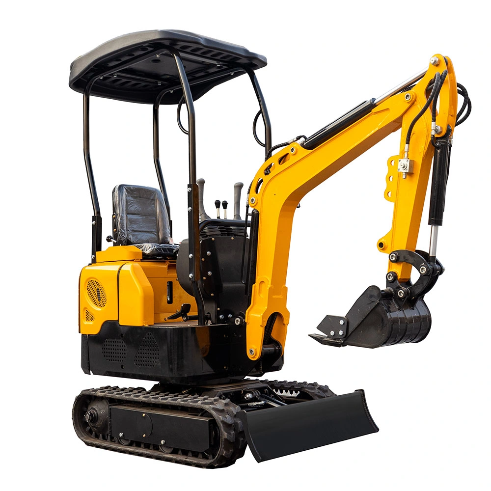 1000kg Mini Excavator Small Track Digger Earthmoving Equipment for Sale