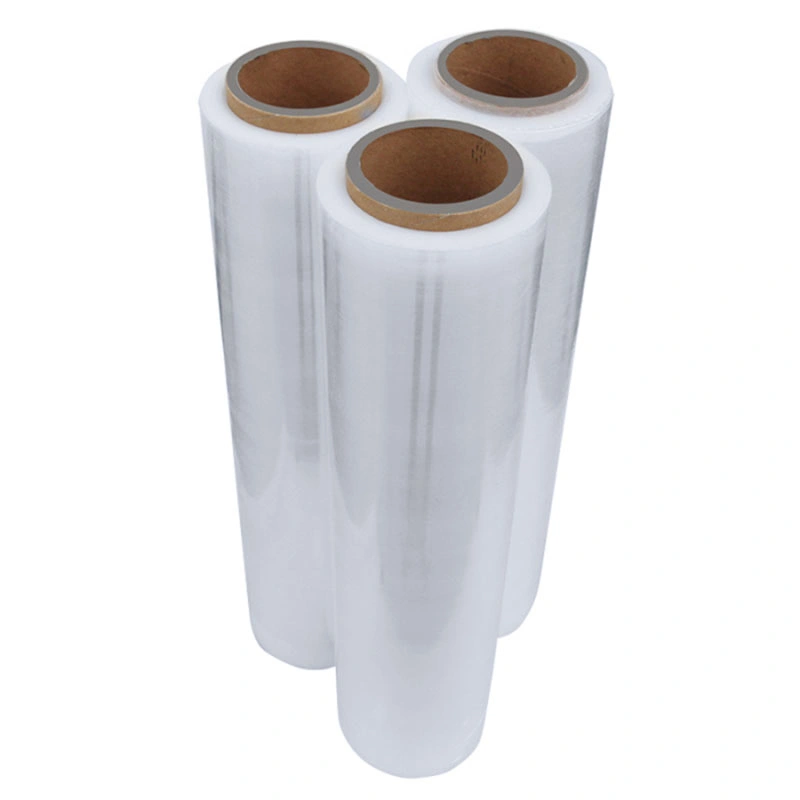 Jiaxin Wrapping Film China Plastic Wrapping Film Factory Cheapest Pallet Packing Plastic LLDPE Wrapping Film Stretch Roll Plastic Wrapping Film