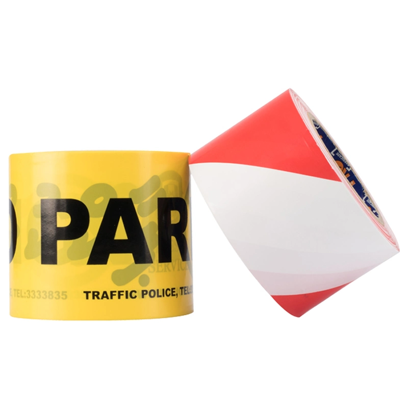 Hot Sale Customize Printed PE Signal No Adhesion Safety Flagging Barrier Caution Warning Tape