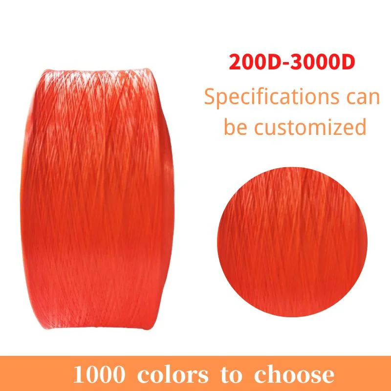Color 100d--3000d Polypropylene Yarn (PP yarn)