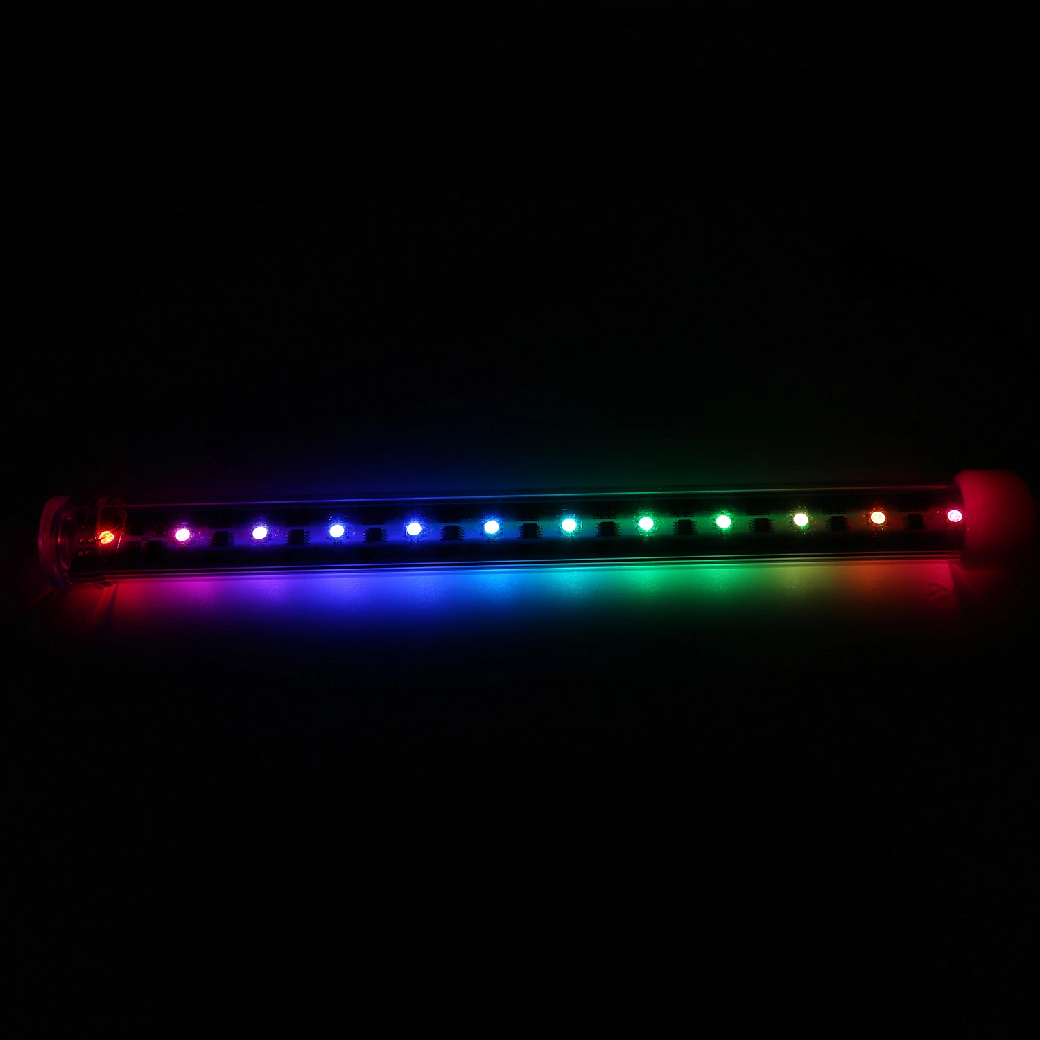 High Lumen Transparent Tube DC12V Color Changing LED Pixel Lamp