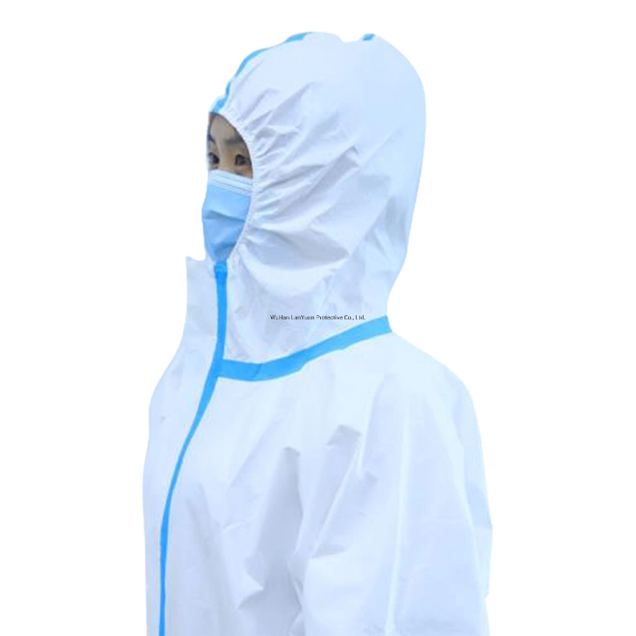 Safety Nonwoven Type 5 6 Disposable Clothing Coverall