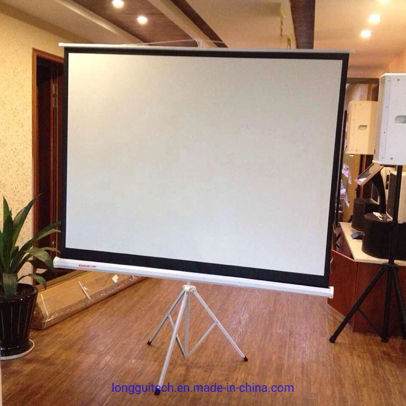Support Projection HD Projection Screen White Plastic Projection Screen