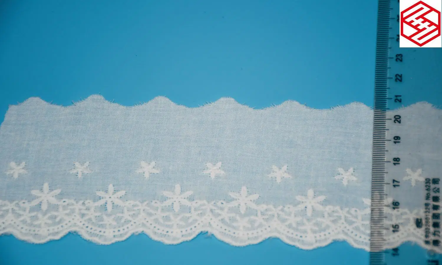 Cotton Poplin Embroidery Cotton Lace Fabric