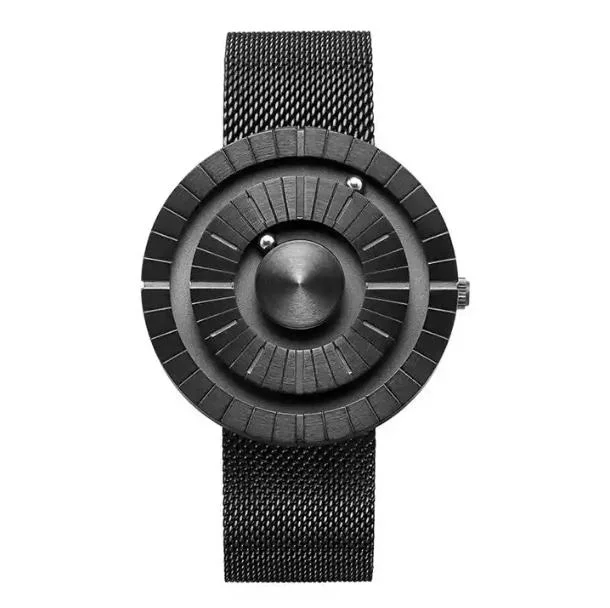 New Arrival Mens Magnetic Watch Ball Bearing Quartz Wrist Watch