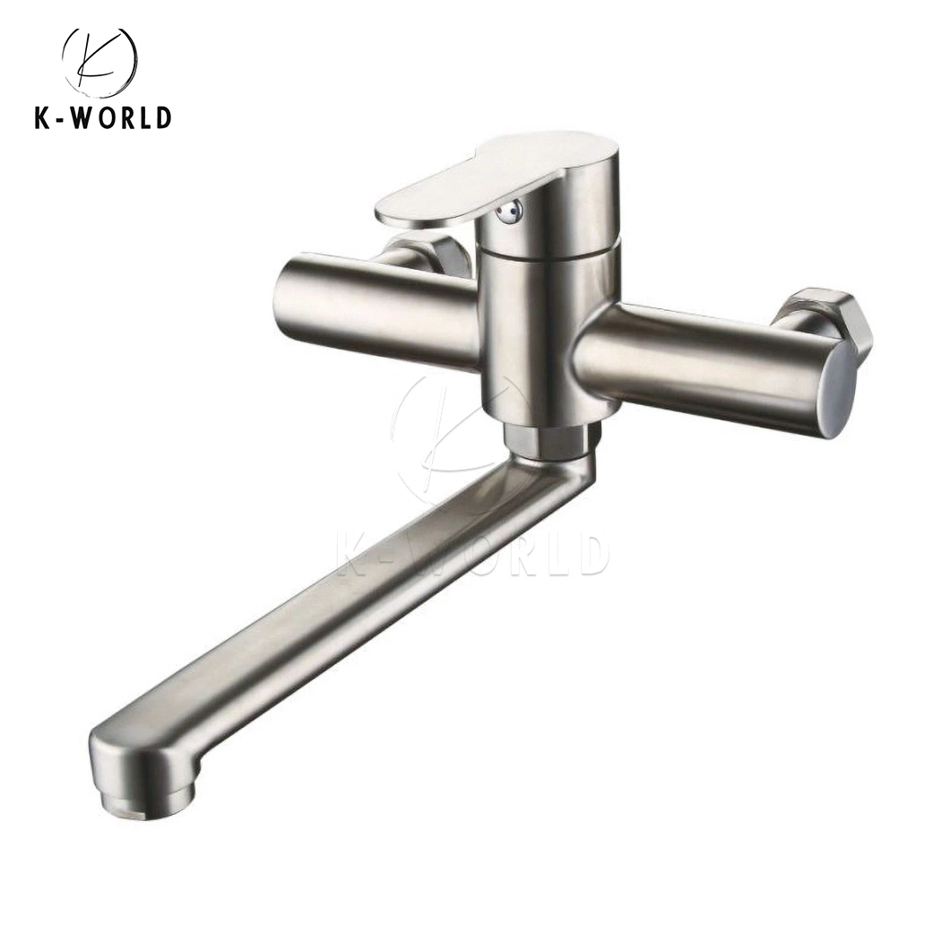 K-World Golden Color Bathroom Faucet Factory Wholesale/Supplier Bronze Bathtub Faucet China High Efficiency Bathtub Mixer Tap