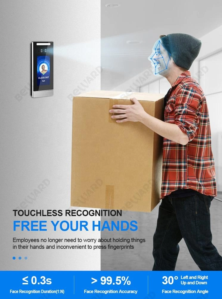 Small Size Rtsp Face Recognition Biometric Time Attendance