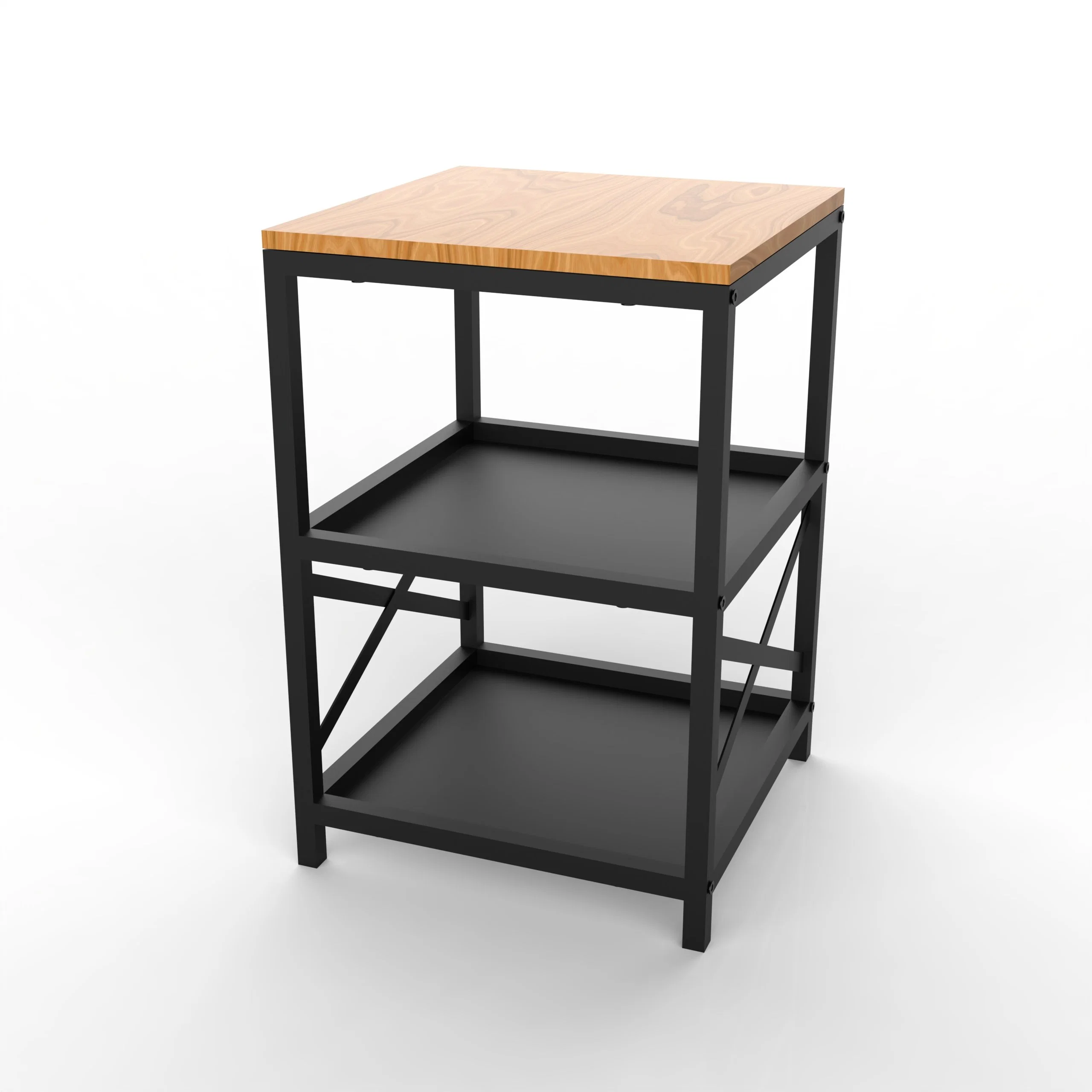 Modern Furniture Metal Shelving Side Table Use Storage Shelves