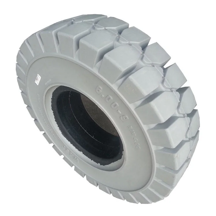 Cheap Trailer Parts & Accessories Forklift Solid Tyres 4.00-8 /3.75/3.00 400-8 Rubber Solid Tire Wheels with Rim