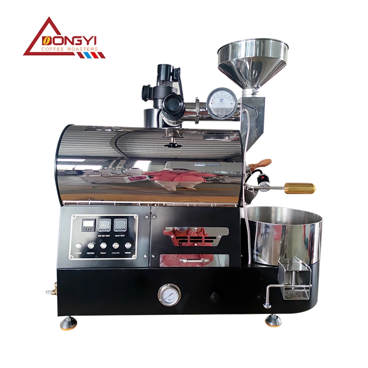 Dongyi Commercial 304 Stainless Steel Gas/ Electric 2kg Coffee Bean Roasting 6kg/Hour