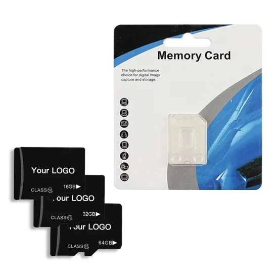 Tarjeta de memoria de 16GB 32GB 64 GB de tamaño de almacenamiento completo