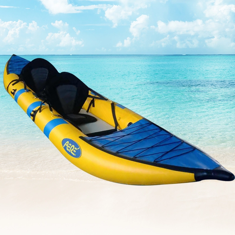 Rancoo Custom Inflatable Kayak 2 Persons Fishing Kayak Wholesale Price in China