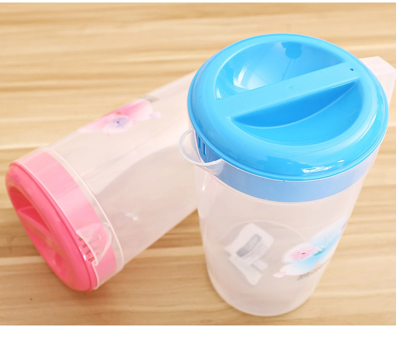 130*227mm Transparent Mixing Color Printing One Jug with 3 Cup Plastic Jug Set