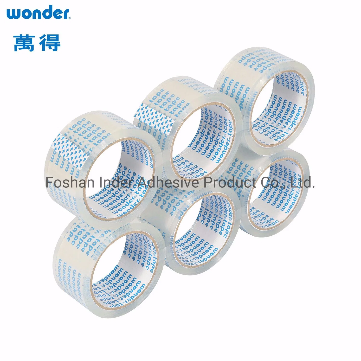 BOPP/OPP Packaging Carton Sealing Tape Acrylic Self Adhesive 323b2 Wonder