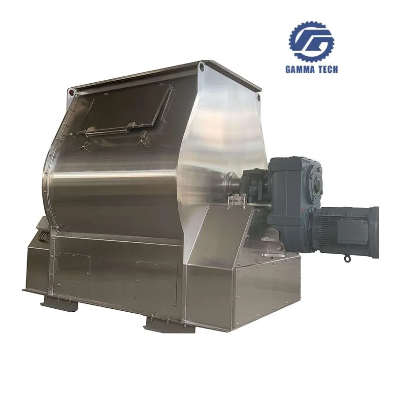 Industrial Grain Mill and Mixer Bean Corn Maize Detergent Powder Mixer 300/500/1000/2000kg Animal Feed Ribbon Mixer