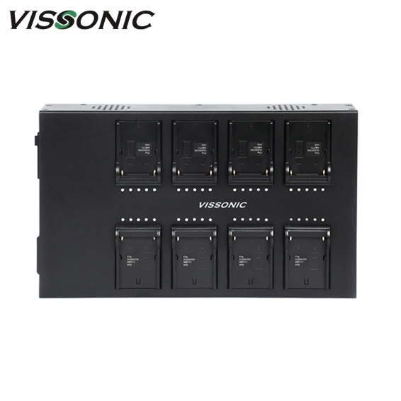 Carregador de bateria de 8 PCS para microfone de conferência sem fios