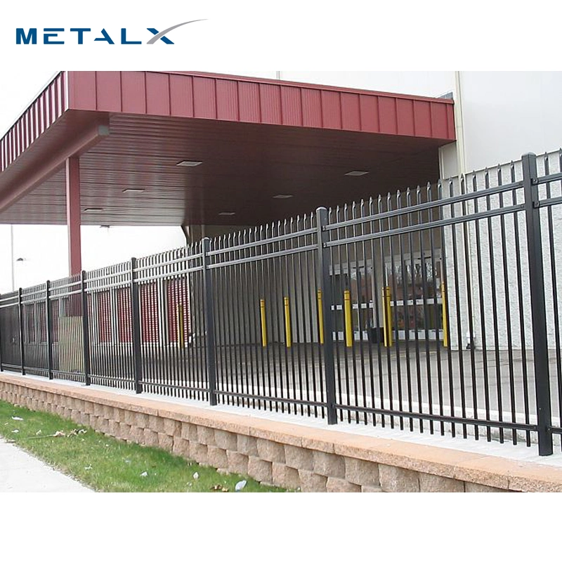 Wholesale/Supplier Custom Powder Coated Anti Rust Welded Wrought Picket Boundary Corrugated Decorative Garrison/Security/Safety Fence for Metal/Carbon Steel/Iron