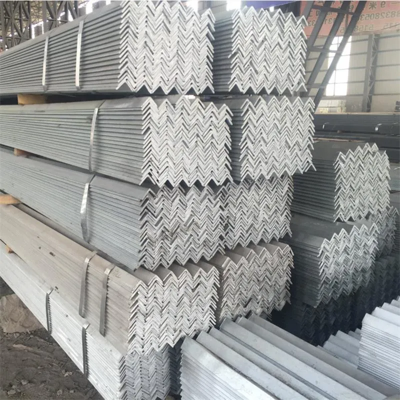 En10034 S235jr barra angular de acero galvanizado DIP en caliente