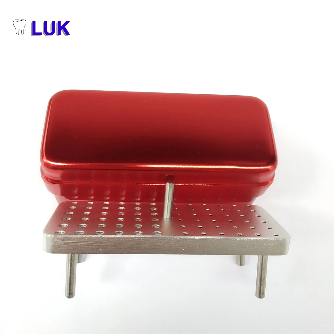 High Quaity Aluminium Sterilization Box Disinfection Box for Dental Burs